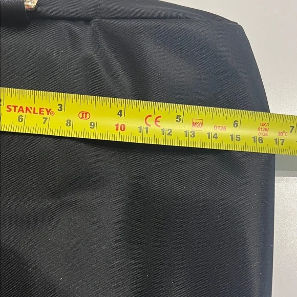 Tumi Madison Black Nylon Belt Bag with Gold Hardware Accents - Picture 16 of 16